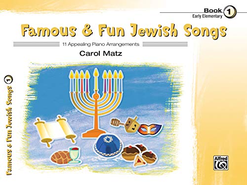 Beispielbild fr Famous and Fun Jewish Songs, Bk 1 : 11 Appealing Piano Arrangements zum Verkauf von Better World Books