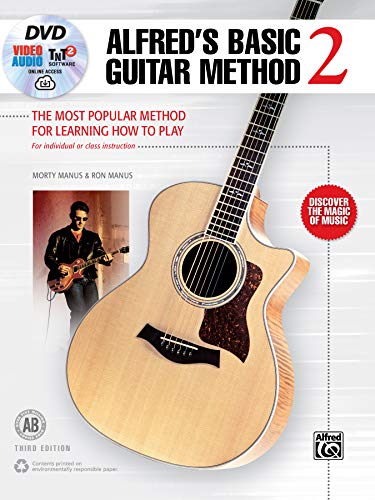 Stock image for Basic Guitar Method, Bk 2: The Most Popular Method for Learning How to Play, Book, DVD & Online Audio & Video (Alfred's Basic Guitar Library) for sale by Magers and Quinn Booksellers