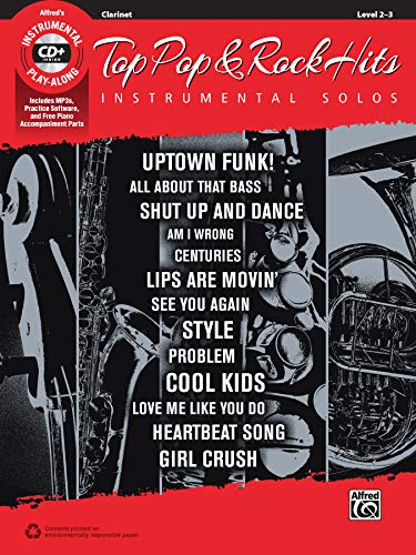 Stock image for Top Pop & Rock Hits Instrumental Solos: Clarinet, Book & CD (Top Hits Instrumental Solos Series) for sale by Magers and Quinn Booksellers