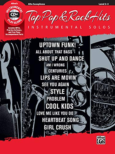 Stock image for Top Pop & Rock Hits Instrumental Solos: Alto Sax, Book & CD (Top Hits Instrumental Solos) for sale by Magers and Quinn Booksellers