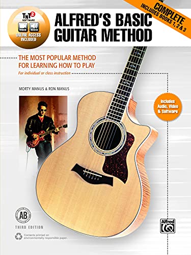 Imagen de archivo de Alfred's Basic Guitar Method, Complete: The Most Popular Method for Learning How to Play, Book & Online Video/Audio/Software (Alfred's Basic Guitar Library) a la venta por Half Price Books Inc.