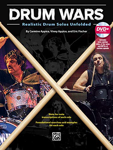 Beispielbild fr Drum Wars: Realistic Drum Solos Unfolded, Book DVD zum Verkauf von GoldBooks