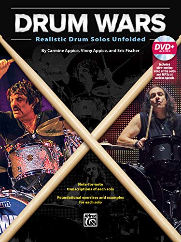 Stock image for Drum Wars: Realistic Drum Solos Unfolded, Book & DVD for sale by GF Books, Inc.