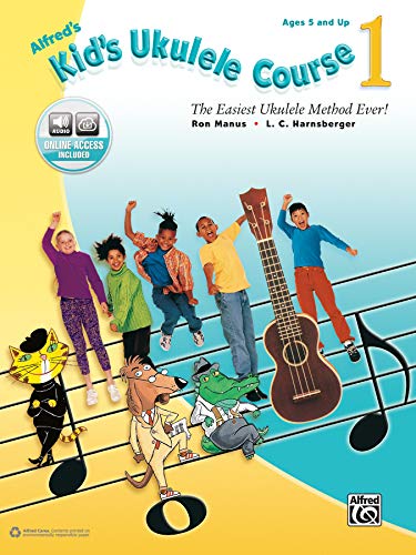 Stock image for Alfred's Kid's Ukulele Course 1: The Easiest Ukulele Method Ever!, Book & Online Audio for sale by HPB-Diamond