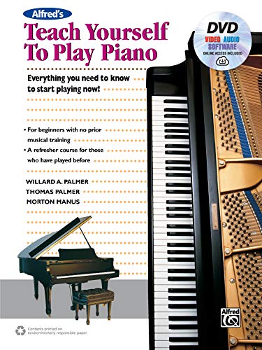 9781470632120: Alfred's Teach Yourself to Play Piano: Everything You Need to Know to Start Playing Now!, Book, DVD & Online Video/Audio/Software (Teach Yourself Series)