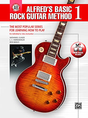 Imagen de archivo de Alfred's Basic Rock Guitar Method, Bk 1: The Most Popular Series for Learning How to Play, Book & Online Audio (Alfred's Basic Guitar Library) a la venta por Magers and Quinn Booksellers