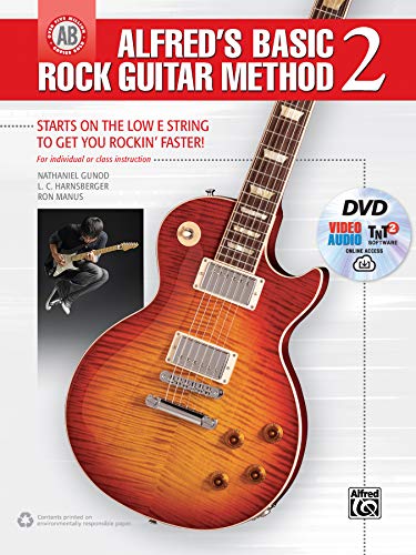 9781470632342: Alfred's Basic Rock Guitar Method, Bk 2: Starts on the Low E String To Get You Rockin' Faster!, Book, DVD & Online Video/Audio/Software (Alfred's Basic Guitar Library, Bk 2)