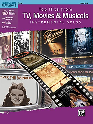 Stock image for Top Hits from TV, Movies Musicals Instrumental Solos: Flute, Book Online Audio/Software/PDF (Top Hits Instrumental Solos Series) for sale by Goodwill Books