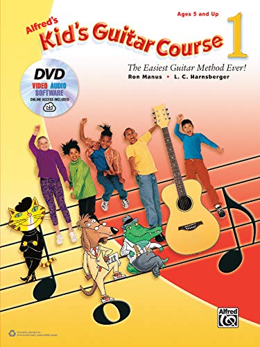 Imagen de archivo de Alfreds Kids Guitar Course 1: The Easiest Guitar Method Ever!, Book, DVD Online Video/Audio/Software a la venta por GoodwillNI