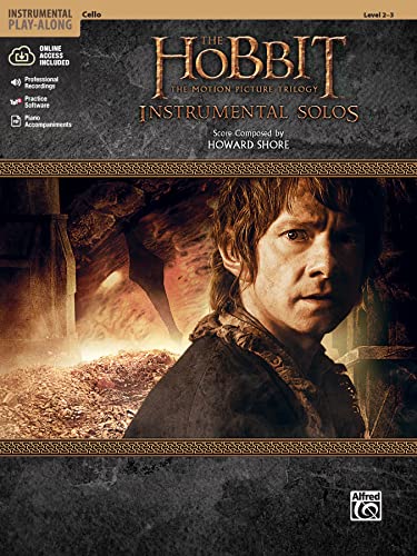 9781470634643: The Hobbit -- The Motion Picture Trilogy Instrumental Solos for Strings: Cello, Book & Online Audio/Software/PDF: The Motion Picture Trilogy Instrumental Solos - Cello (Pop Instrumental Solo)