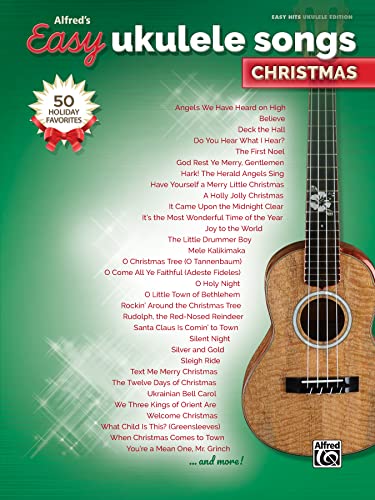 Stock image for Alfred's Easy Ukulele Songs -- Christmas: 50 Christmas Favorites for sale by ThriftBooks-Dallas