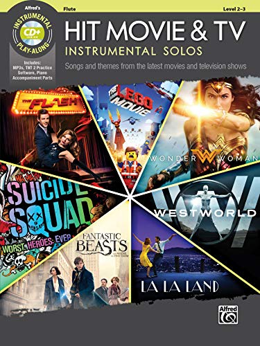 Stock image for Hit Movie & TV Instrumental Solos: Songs and Themes from the Latest Movies and Television Shows (Flute), Book & CD (Alfred's Instrumental Play-Along) for sale by Magers and Quinn Booksellers