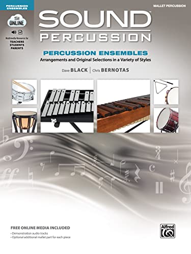 9781470643133: Sound Percussion Ensembles Mallet Percussion: Arrangements and Original Selections in a Variety of Styles, Book & Online Media (Sound Innovations: Sound Percussion)
