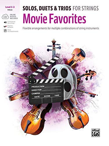 9781470643287: Solos, Duets & Trios for Strings -- Movie Favorites: Flexible Arrangements for Multiple Combinations of String Instruments, Book & Online ... Instruments, Book & Online Audio/Software/PDF