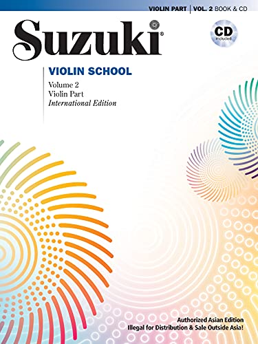 Stock image for Suzuki Violin School (Asian Edition), Vol 2 : Violin Part, Book and CD for sale by Better World Books