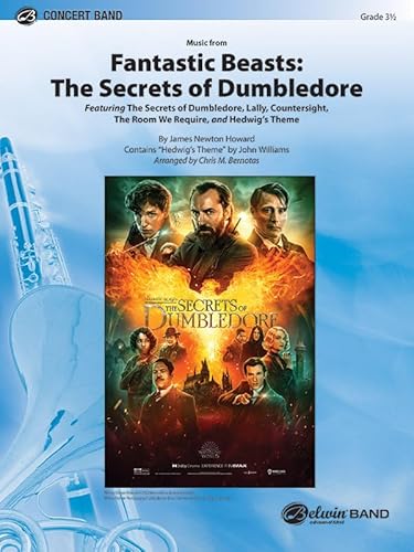 Stock image for Fantastic Beasts - the Secrets of Dumbledore: Featuring: the Secrets of Dumbledore / Lally / Countersight / the Room We Require / Hedwig's Theme, Conductor Score & Parts for sale by Revaluation Books