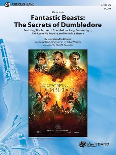 9781470652425: Fantastic Beasts -- The Secrets of Dumbledore: Featuring: The Secrets of Dumbledore / Lally / Countersight / The Room We Require / Hedwig's Theme, Conductor Score (Pop Concert Band)