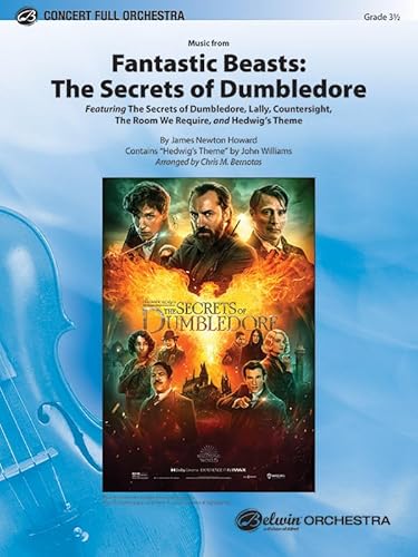 Stock image for Fantastic Beasts - the Secrets of Dumbledore: Featuring: the Secrets of Dumbledore / Lally / Countersight / the Room We Require / Hedwig's Theme, Conductor Score & Parts for sale by Revaluation Books