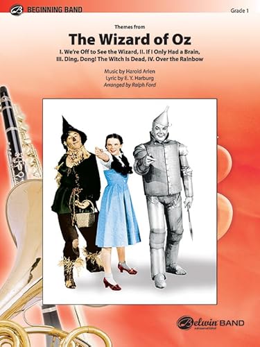 Stock image for Wizard of Oz, Themes from : Featuring: We're Off to See the Wizard / If I Only Had a Brain / Ding, Dong! The Witch Is Dead / Over the Rainbow, Conductor Score & Parts for sale by GreatBookPrices