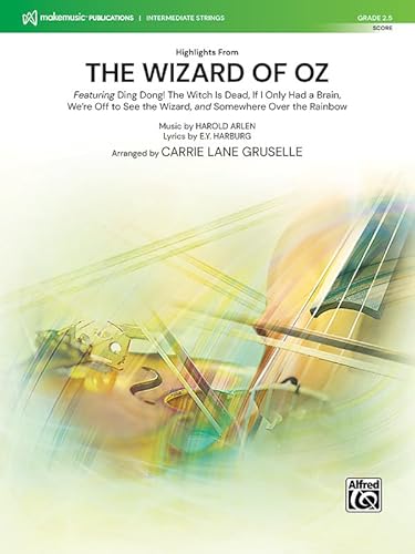 Stock image for Highlights from the Wizard of Oz : Featuring Ding Dong! the Witch Is Dead, If I Only Had a Brain, We're Off to See the Wizard, and Somewhere over the Rainbow, Conductor Score for sale by GreatBookPrices