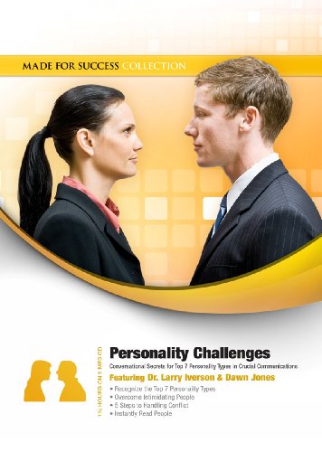 Beispielbild fr Personality Challenges: Conversational Secrets for Top 7 Personality Types in Crucial Communications (Made for Success Collection) zum Verkauf von The Yard Sale Store