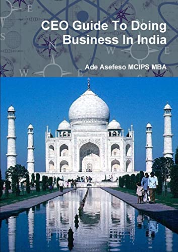 Stock image for CEO Guide To Doing Business In India for sale by PBShop.store US