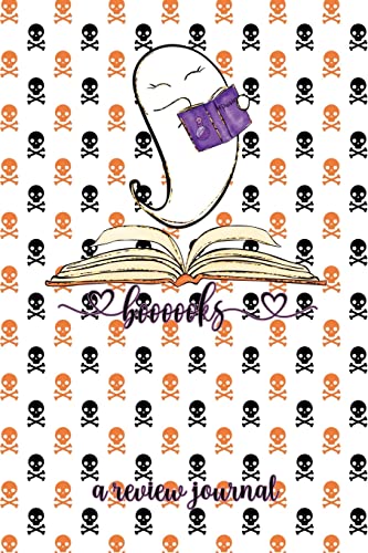 Beispielbild fr Booooooks! A Review Journal: Cute Ghost Book Review Journal, 6"x9" 110 Pages, Booktok Challenge zum Verkauf von Chiron Media