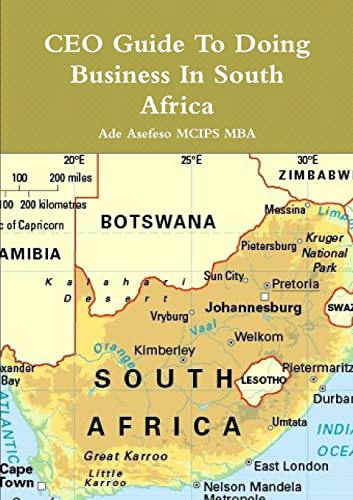Stock image for CEO Guide To Doing Business In South Africa for sale by PBShop.store US