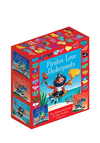 Stock image for The Underpants Board Book slipcase: includes Aliens Love Underpants; Dinosaurs Love Underpants and Pirates Love Underpants for sale by WorldofBooks