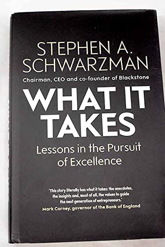 9781471189562: What it takes : lessons in the pursuit of excellence