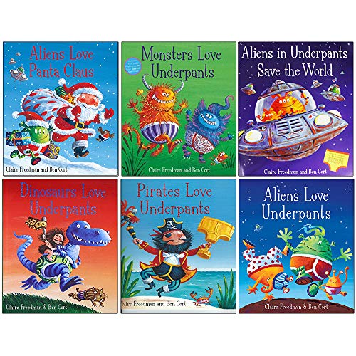 Imagen de archivo de The Underpants 6 Books Collection Set By Claire Freedman Ben Cort (Aliens Love Panta Claus, Monsters Love Underpants, Aliens in Underpants Save the World, Dinosaurs Love Underpants, Pirates, Aliens) a la venta por Byrd Books