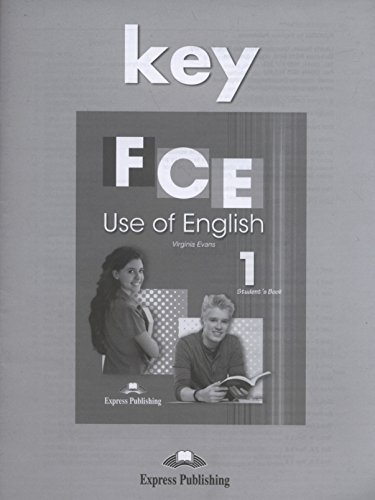 Stock image for FCE Use of English 1 Answer Key for sale by medimops