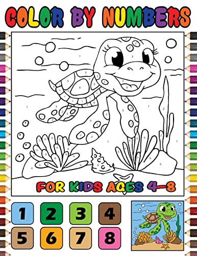 Beispielbild fr Color by Numbers for Kids Ages 4-8: Cute Animals Color by Number zum Verkauf von GreatBookPrices