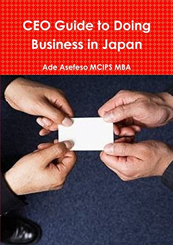 Stock image for CEO Guide to Doing Business in Japan for sale by California Books