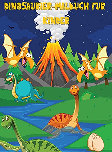 Stock image for Dinosaurier-Malbuch für Kinder: Ein spannendes Malbuch für Kinder im Alter von 4-8 Jahren Epic Coloring Pages for sale by WorldofBooks