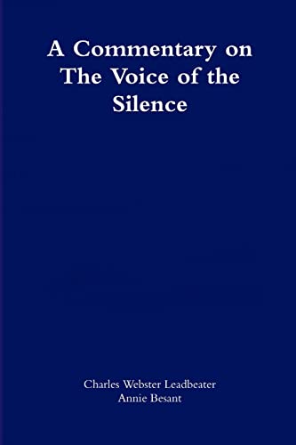 Beispielbild fr A commentary on The Voice of the Silence zum Verkauf von California Books