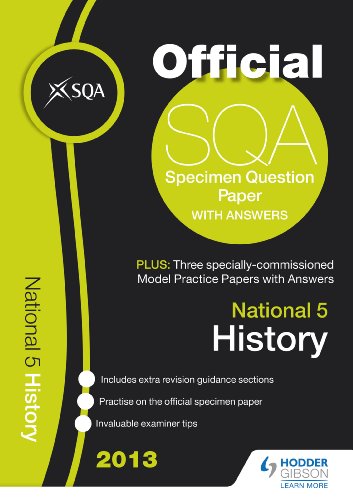 Stock image for SQA Specimen Paper 2013 National 5 History and Model Papers (SQA Specimen Paper National 5 History and Model Papers) for sale by WorldofBooks