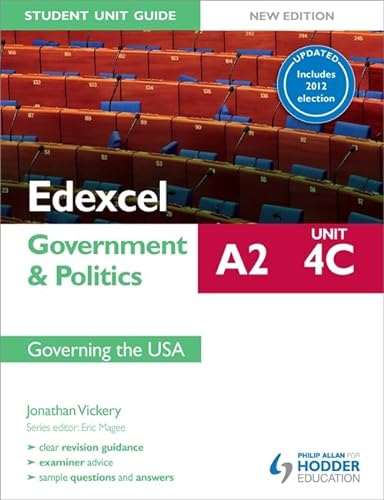 Beispielbild fr Edexcel A2 Government & Politics Student Unit Guide New Edition: Unit 4C Updated: Governing the USA zum Verkauf von WorldofBooks