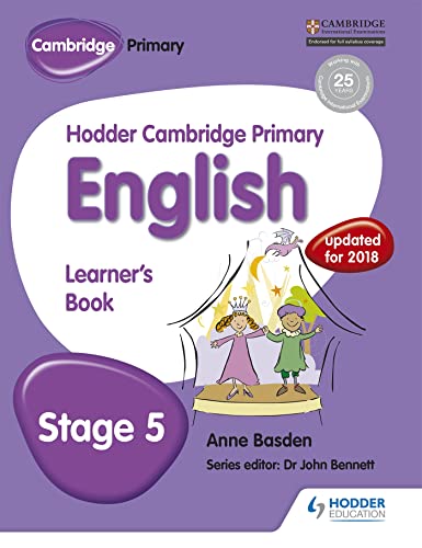 Imagen de archivo de Hodder Cambridge Primary English: Learner's Book Stage 5 a la venta por WorldofBooks