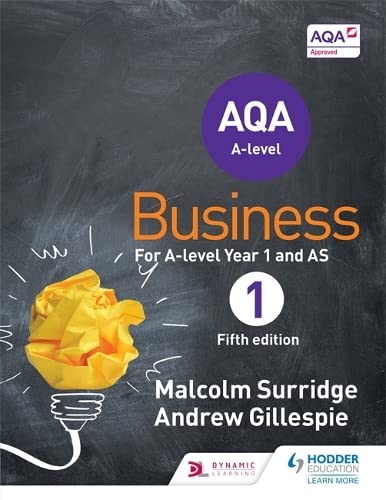 Stock image for AQA Business for A Level 1 (Surridge & Gillespie) for sale by AwesomeBooks