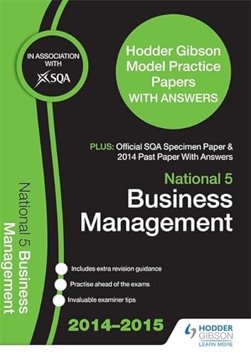 Stock image for SQA Specimen Paper, 2014 Past Paper National 5 Business Management & Hodder Gibson Model Papers for sale by WorldofBooks