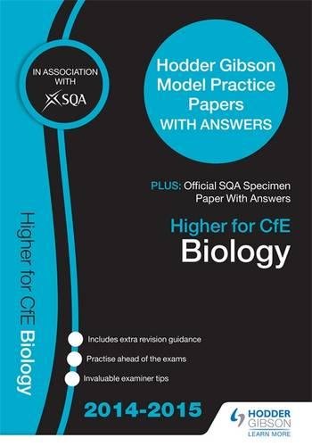 Stock image for SQA Specimen Paper 2014 Higher for CfE Biology & Hodder Gibson Model Papers (Sqa Specimen Papers) for sale by WorldofBooks