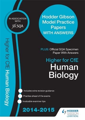 Stock image for SQA Specimen Paper 2014 Higher for CfE Human Biology & Hodder Gibson Model Papers for sale by WorldofBooks