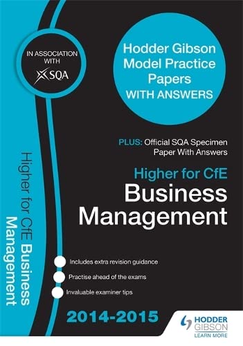 Stock image for SQA Specimen Paper 2014 Higher for CfE Business Management & Hodder Gibson Model Papers for sale by WorldofBooks
