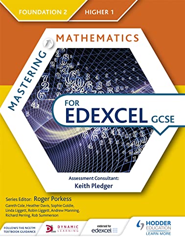 9781471839894: Mastering Mathematics for Edexcel GCSE: Foundation 2/Higher 1