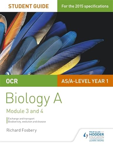 Beispielbild fr OCR AS/A Level Year 1 Biology A Student Guide: Module 3 and 4 zum Verkauf von WorldofBooks