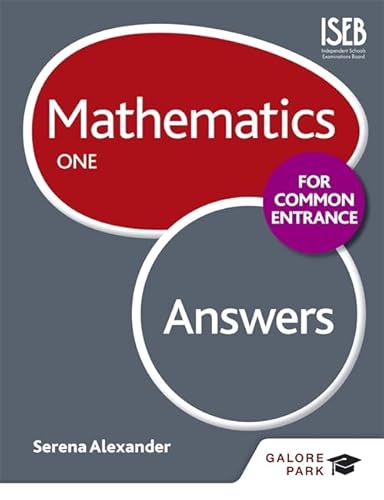 Stock image for Mathematics for Common Entrance One Answers for sale by WorldofBooks