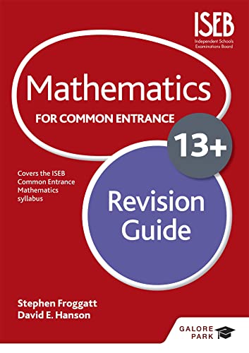 Stock image for Mathematics for Common Entrance 13+ Revision Guide for sale by AwesomeBooks