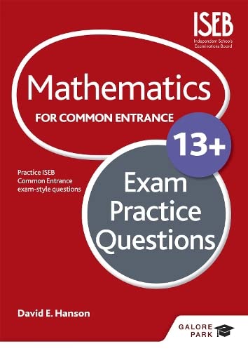 Beispielbild fr Mathematics for Common Entrance 13+ Exam Practice Questions (for the June 2022 exams) zum Verkauf von WorldofBooks
