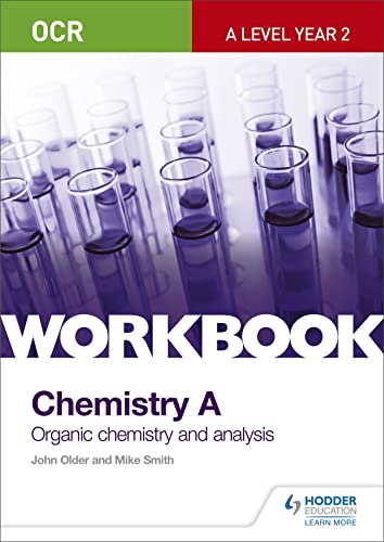 Beispielbild fr OCR A-Level Year 2 Chemistry A Workbook: Organic chemistry and analysis zum Verkauf von AwesomeBooks